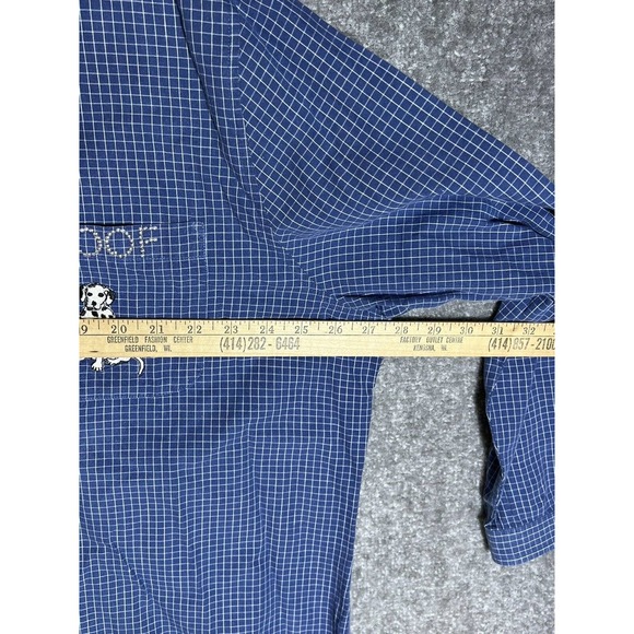 Bobbie Brooks DOG Patch BLING Woof DOGS Button Up Shirt Vintage Womens‎ 22W/24W - Picture 15 of 16